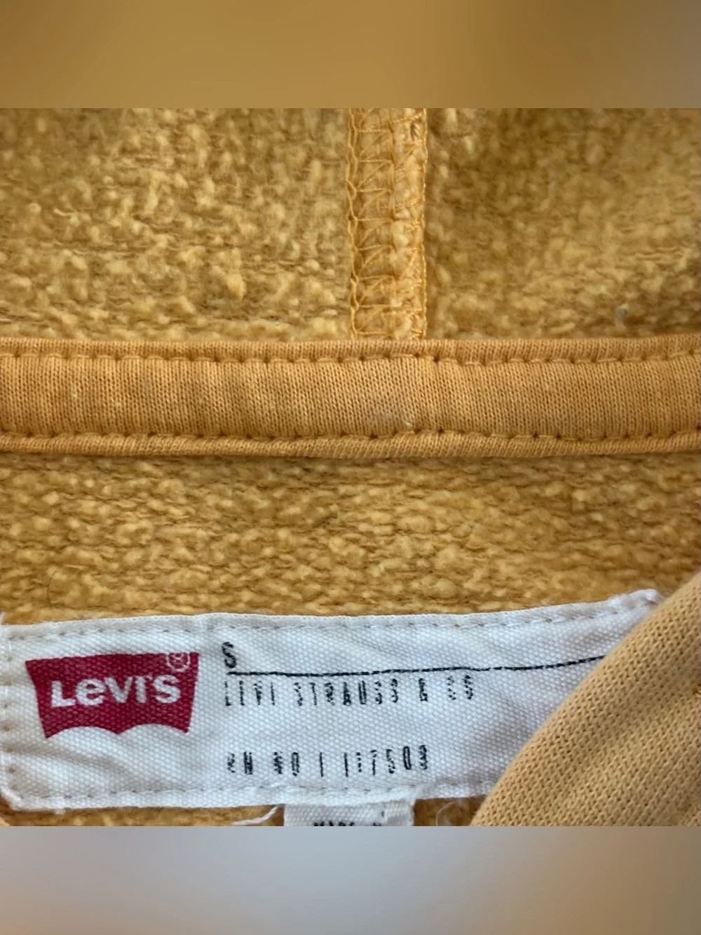 Levi’s Gold Yellow Hoodie